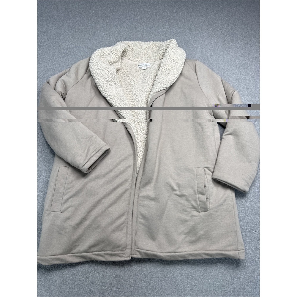 Koolaburra By Ugg Women's Super Plush Cream Tan Jacket Size Medium